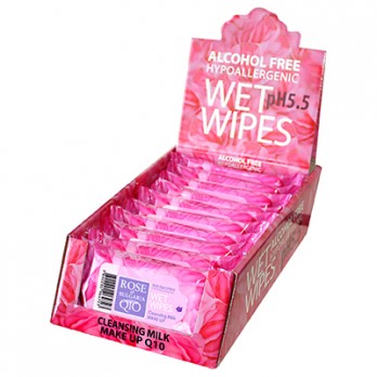 Μαντηλάκια καθαρισμού make up με Q10 Rose of Bulgaria Biofresh