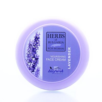 Ενυδατική κρέμα προσώπου με λεβάντα, κατάλληλη για κανονικό και λιπαρό δέρμα Herbs of Bulgaria Biofresh