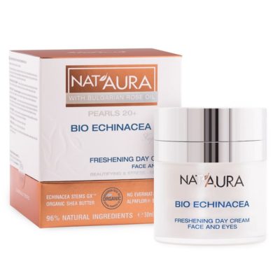 Κρέμα ημέρας για πρόσωπο και μάτια Nat'Aura 20+ Biofresh