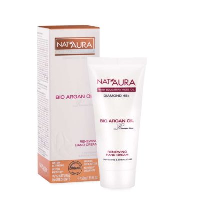 Ανανεωτική κρέμα χεριών Nat'Aura Diamond 45+ Biofresh