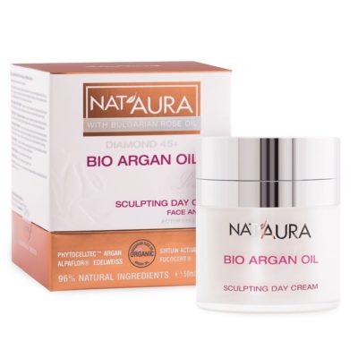 Sculpting day cream για το πρόσωπο Nat'Aura Diamond 45+ Biofresh
