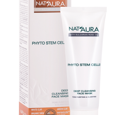 Μάσκα προσώπου για βαθύ καθαρισμό Nat'Aura 45+ Biofresh