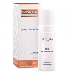 Καθαρισμός μους προσώπου με βιο εχινάκεια Nat'Aura Biofresh