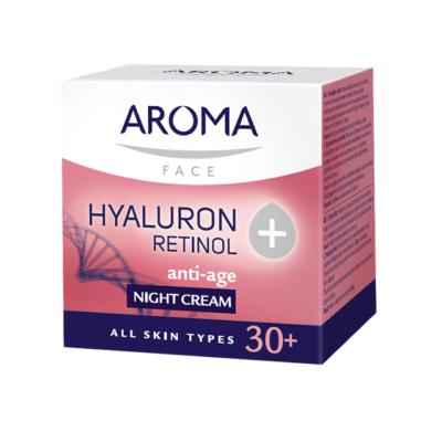 Νυχτερινή κρέμα προσώπου Retinol+Hyaluron Aroma