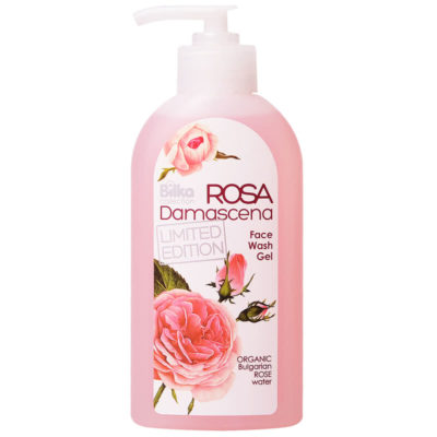 Τζελ καθαρισμού προσώπου με ροδόνερο Rosa Damascena Bilka
