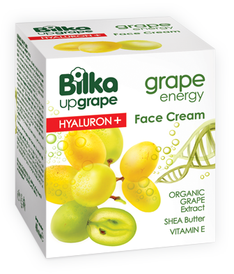 Ενυδατική κρέμα προσώπου με εντατική δράση Grape Energy Hyaluron+ Bilka