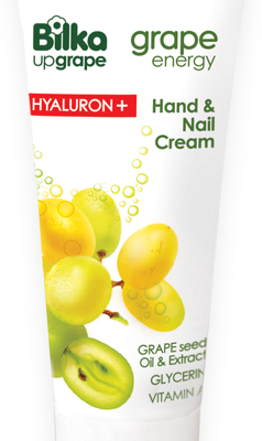 Ενυδατική κρέμα χεριών και νυχιών Grape Energy Hyaluron+ Bilka