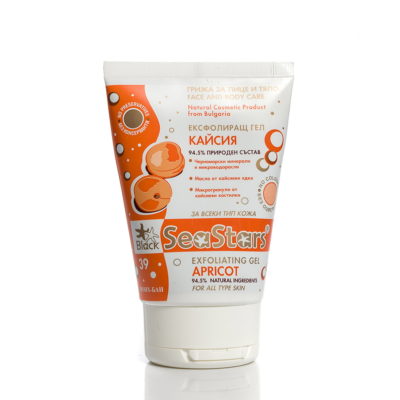 Απολεπιστικό τζελ για πρόσωπο και σώμα Βερύκοκκο Black Sea Stars