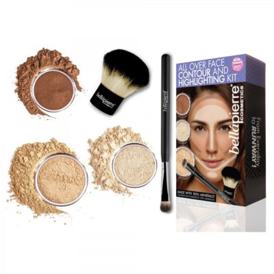 Σετ περιγράμματος σε όλο το πρόσωπο και σετ επισήμανσης Medium Bellapierre Cosmetics