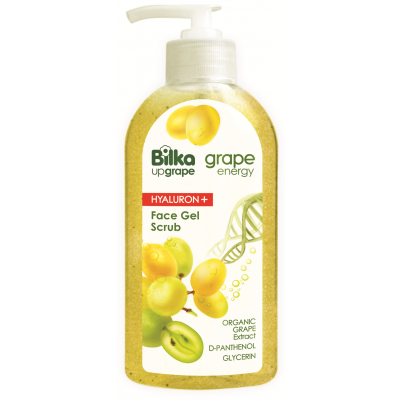 Ενυδατική απολέπιση τζελ προσώπου Grape Energy Hialuron + Bilka