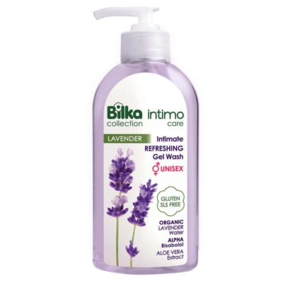 Unisex  Αναζωογονητικό  οικείος γέλη με φυσικό νερό λεβάντας Bilka Intimo Care