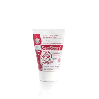 Μάσκα καθαρισμού λάσπης για πρόσωπο και σώμα Red Rose Sea Stars 15ml.