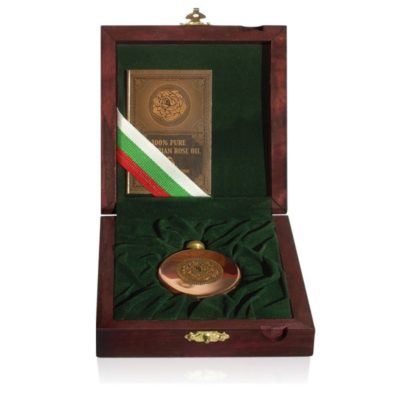 Φυσικό τριαντάφυλλο σε δοχείο χαλκού Bulgarian Rose Karlovo