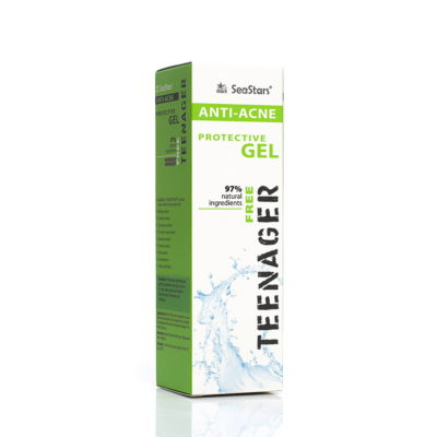 Προστατευτικό τζελ κατά της ακμής για λιπαρά και προβληματικά δέρματα Teenager Black Sea Stars