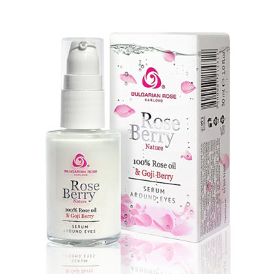 Αποκατάσταση ορού περιγράμματος ματιών Rose Berry Nature Bulgarian Rose Karlovo