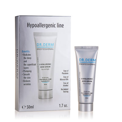 4 Υαλουρονικός ορός για το πρόσωπο Dr. Derm Professional