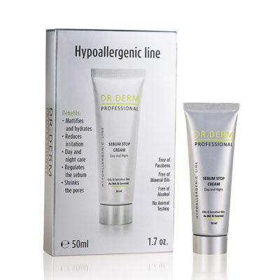 Mattifying κρέμα προσώπου Sebum Stop Dr. Derm Professional
