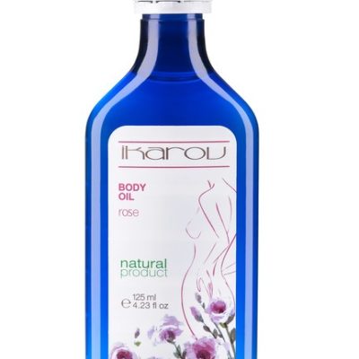 Λάδι μασάζ σώματος με εκχύλισμα βουλγαρικής rosa damascena Ikarov