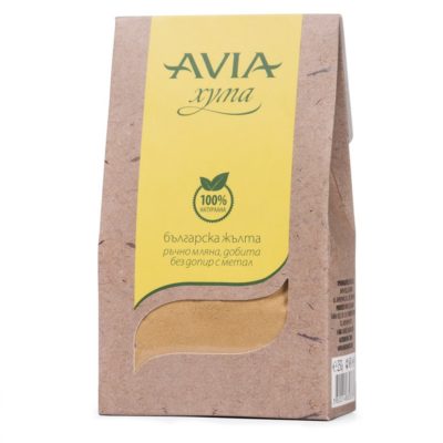 Φυσικό βουλγαρικό κίτρινο Fuller's Earth πηλό Avia